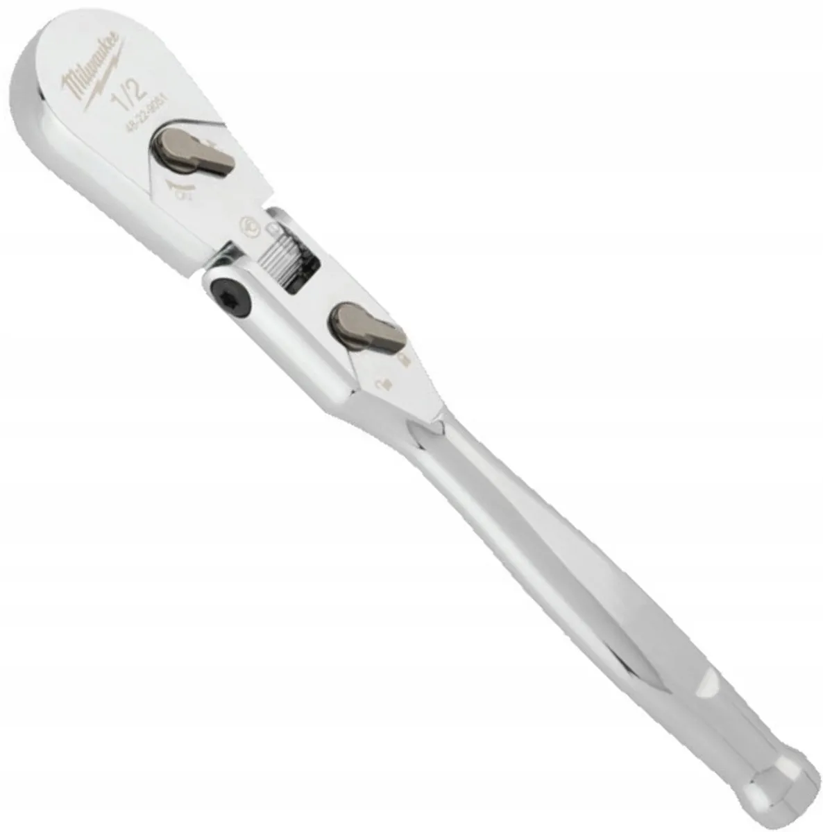 Milwaukee 1/2" Ratelsleutel met verstelbare kop