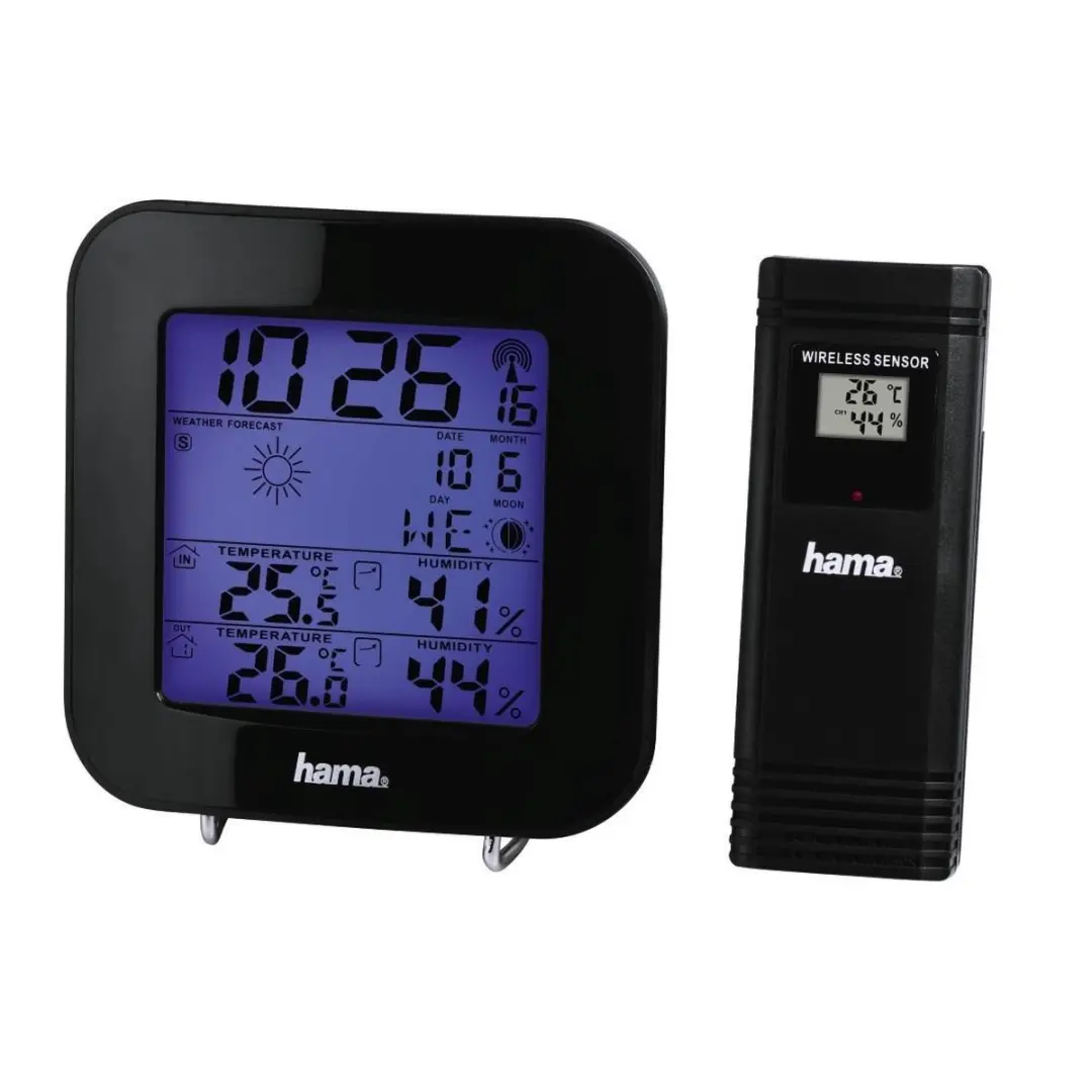 Hama EWS-200 Weerstation - Zwart - afbeelding 5 van 6
