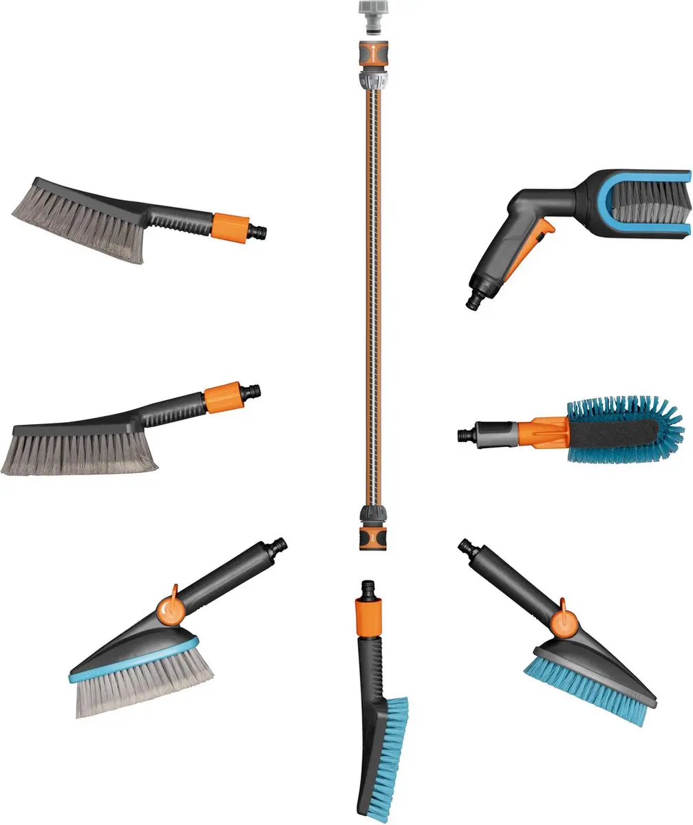 Gardena Cleansystem Handborstel M Soft - Tuinmeubelen