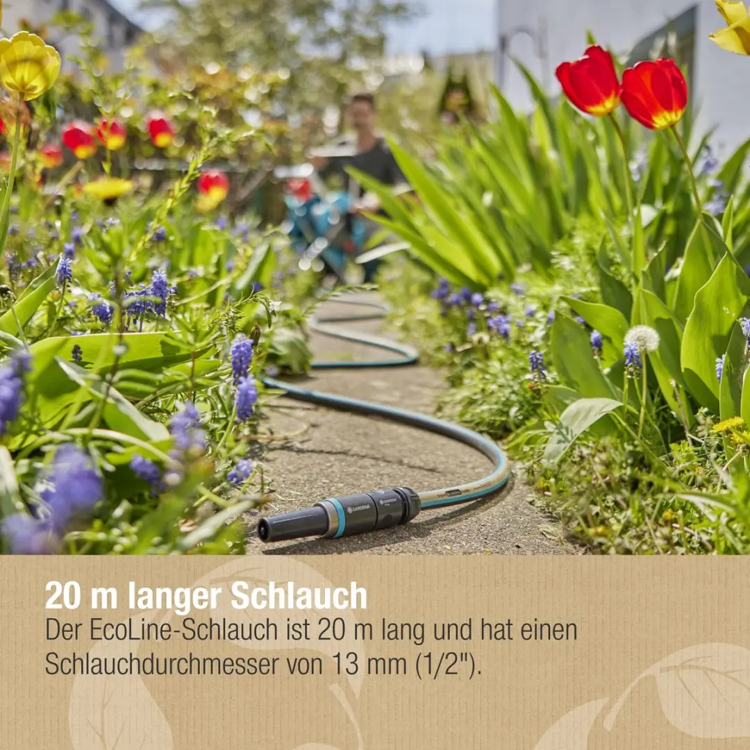 Gardena EcoLine Tuinslangset 20m - 13mm - met spuit