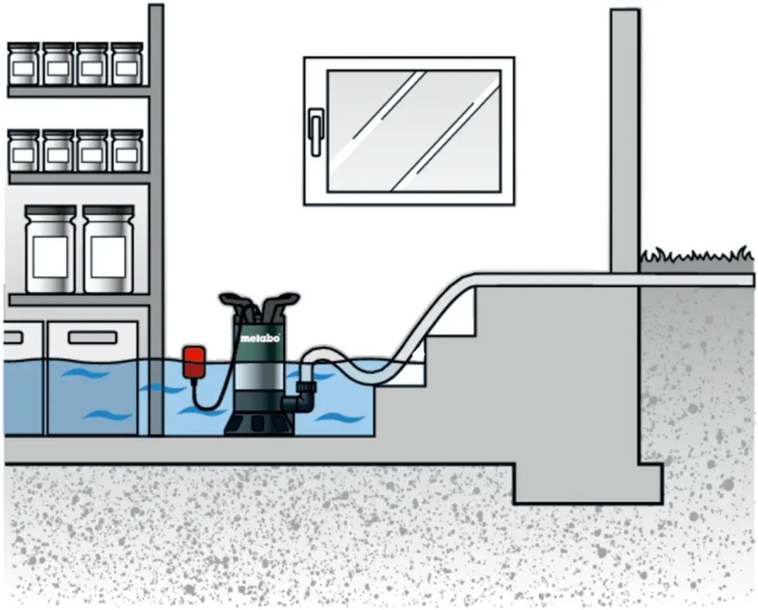 Metabo PS 18000 SN Vuilwaterdompelpomp 1100W