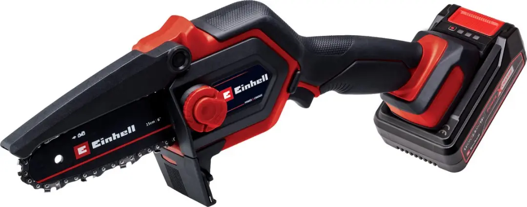 Einhell Accu Mini Kettingzaag GE-PS 18/15 Li Bag Kit - 18V - 20cm Zwaard