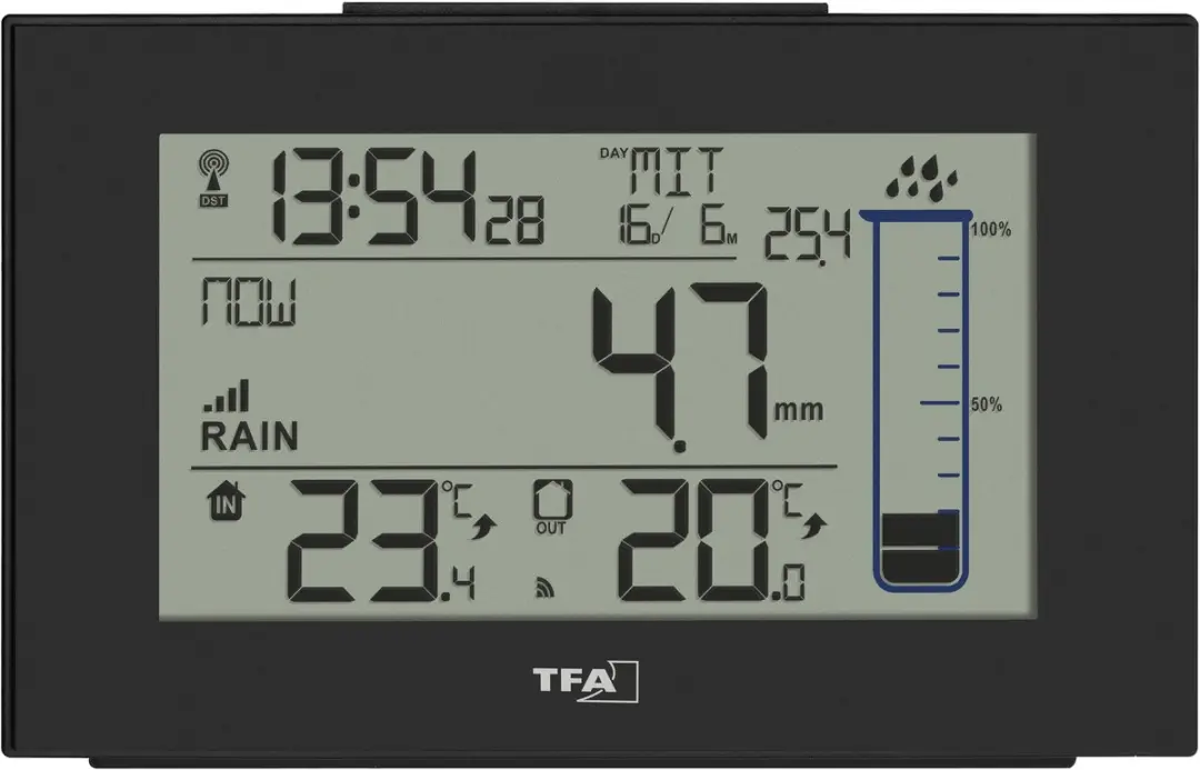 TFA Dostmann Draadloze Regenmeter 47.3006.01 - afbeelding 6 van 6