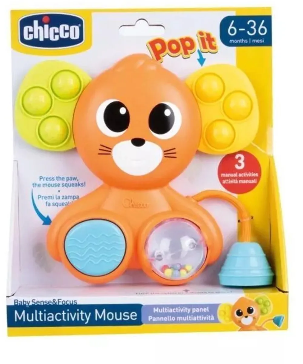 Chicco Multiactiviteiten Muis - Oranje