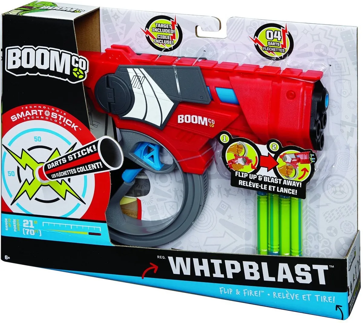 Mattel Boomco Whipblast BMJ71 Blaster - Rood