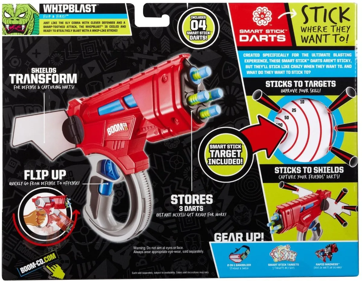 Mattel Boomco Whipblast BMJ71 Blaster - Rood