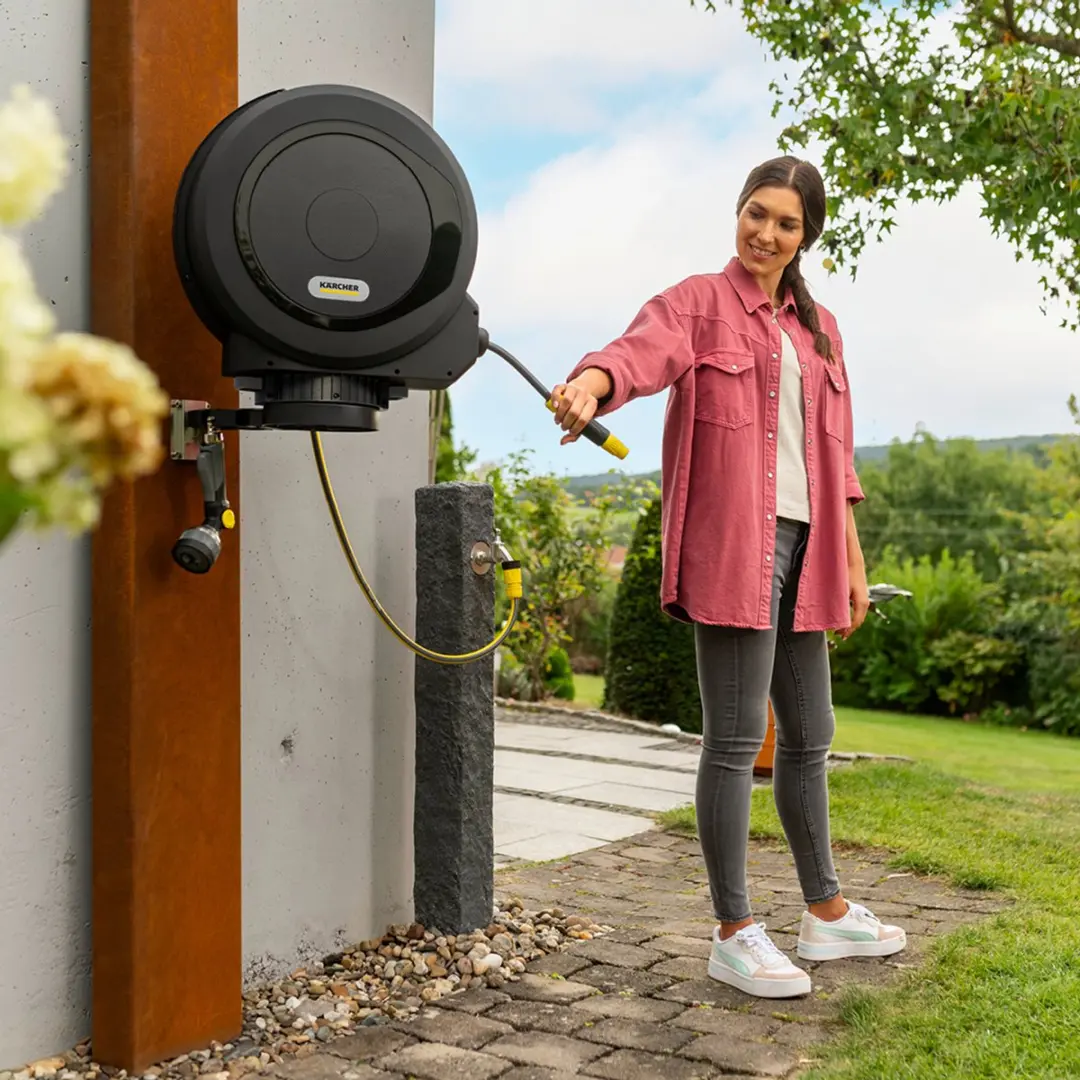 Kärcher HBX 5.30 Automatische Slanghaspel - 25m Zwart