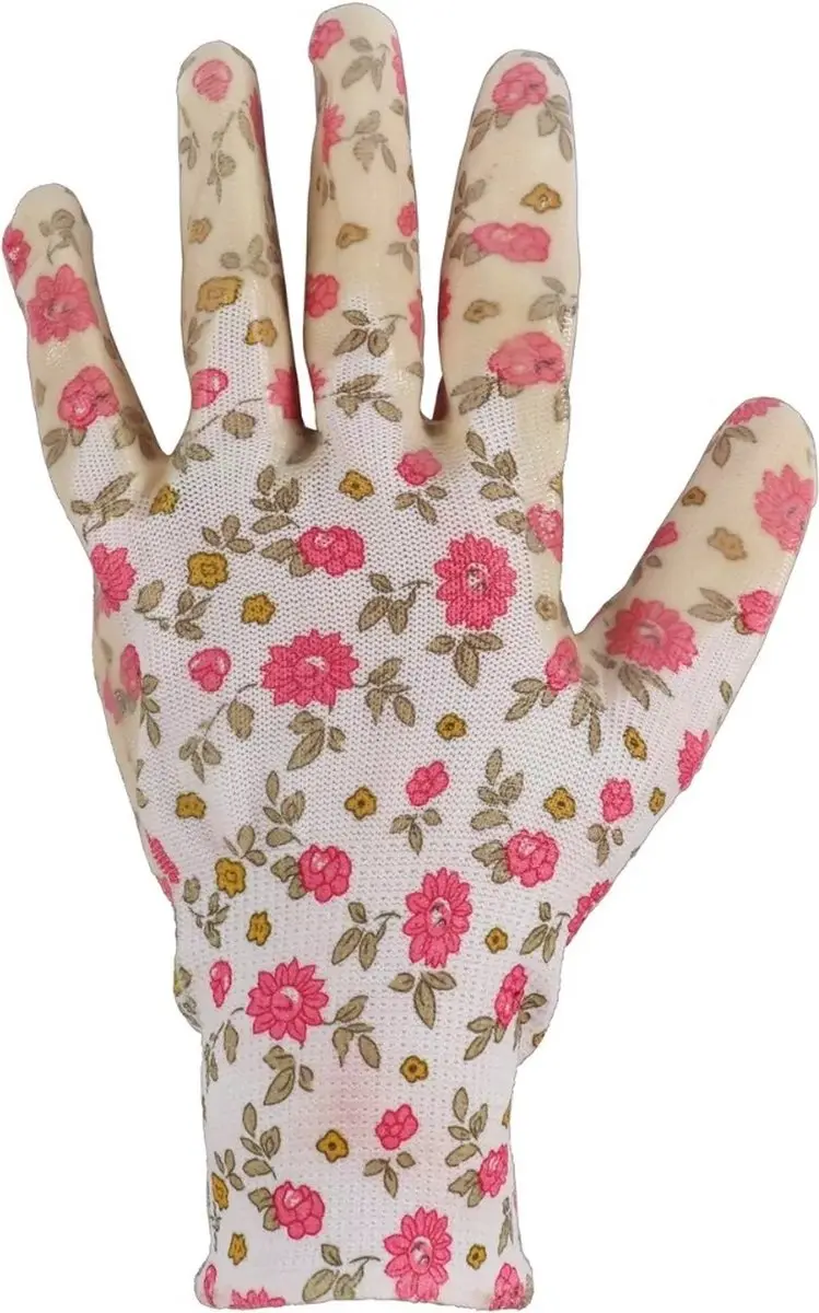 Talen Tools Werkhandschoenen Tuin Nitrilcoating Roze S