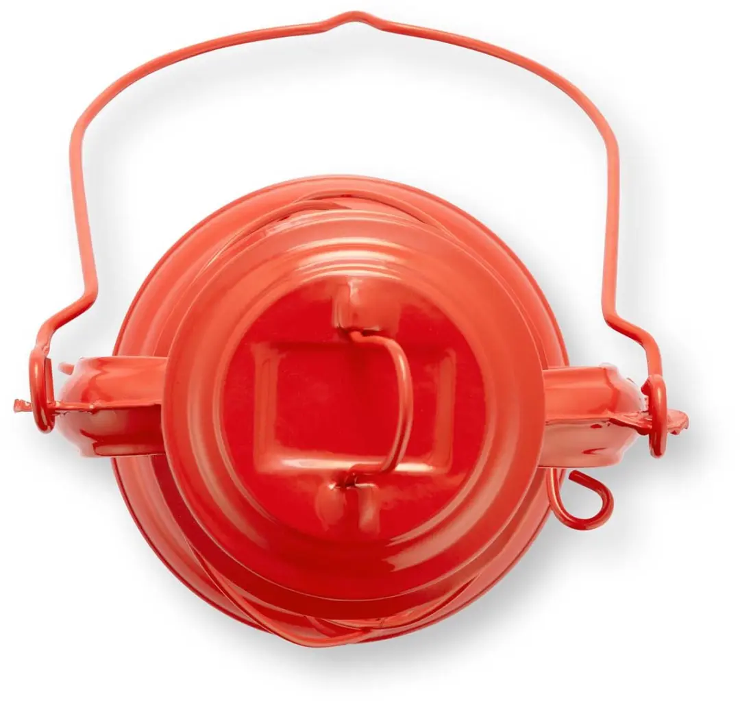 vtwonen Olielamp Metaal Rood 17x33cm