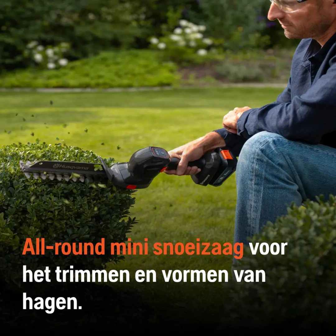 Husqvarna Accu Gras- en Struikschaar Aspire S20-P4A 18V - 220mm/130mm - afbeelding 6 van 6