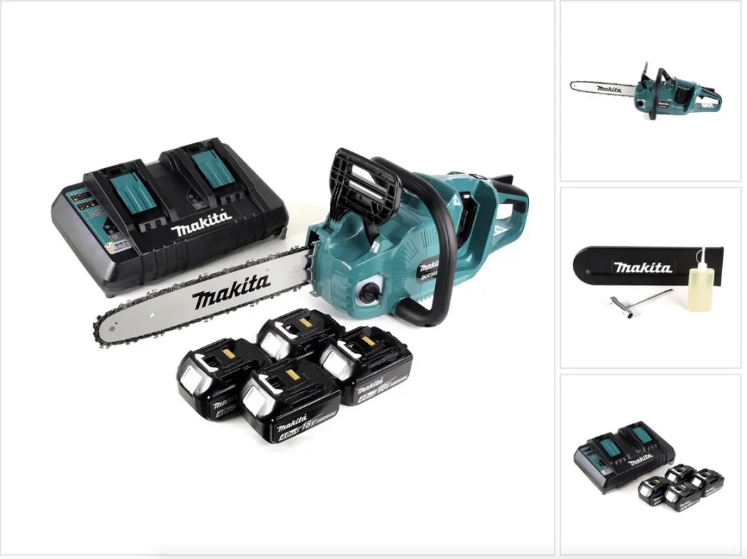 Makita DUC355PM4 Accu-kettingzaag 36V