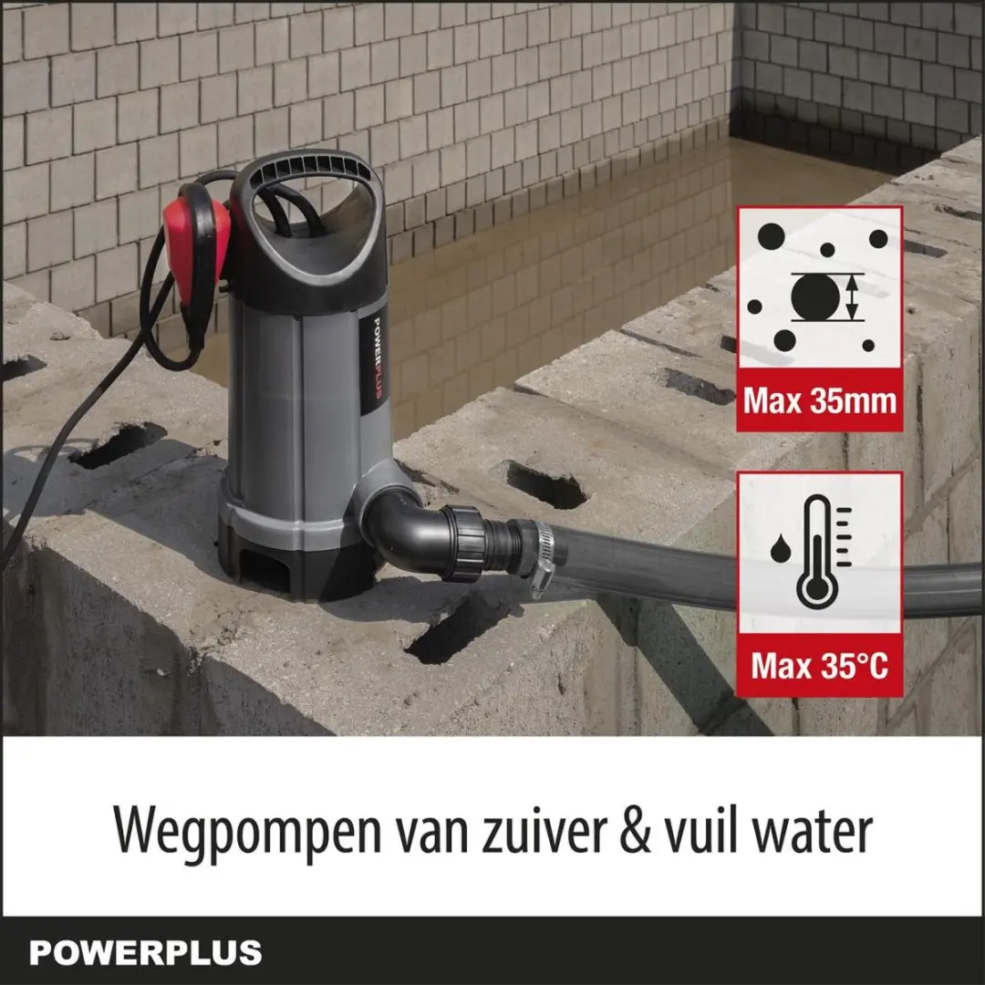 Powerplus Dompelpomp POWEW67906 750W - 13.000 l/u