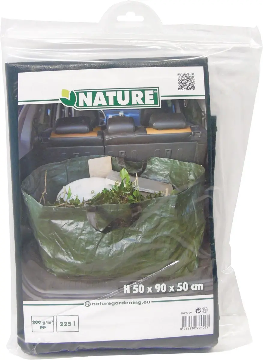Nature Tuinafvalzak 225L - met handvatten