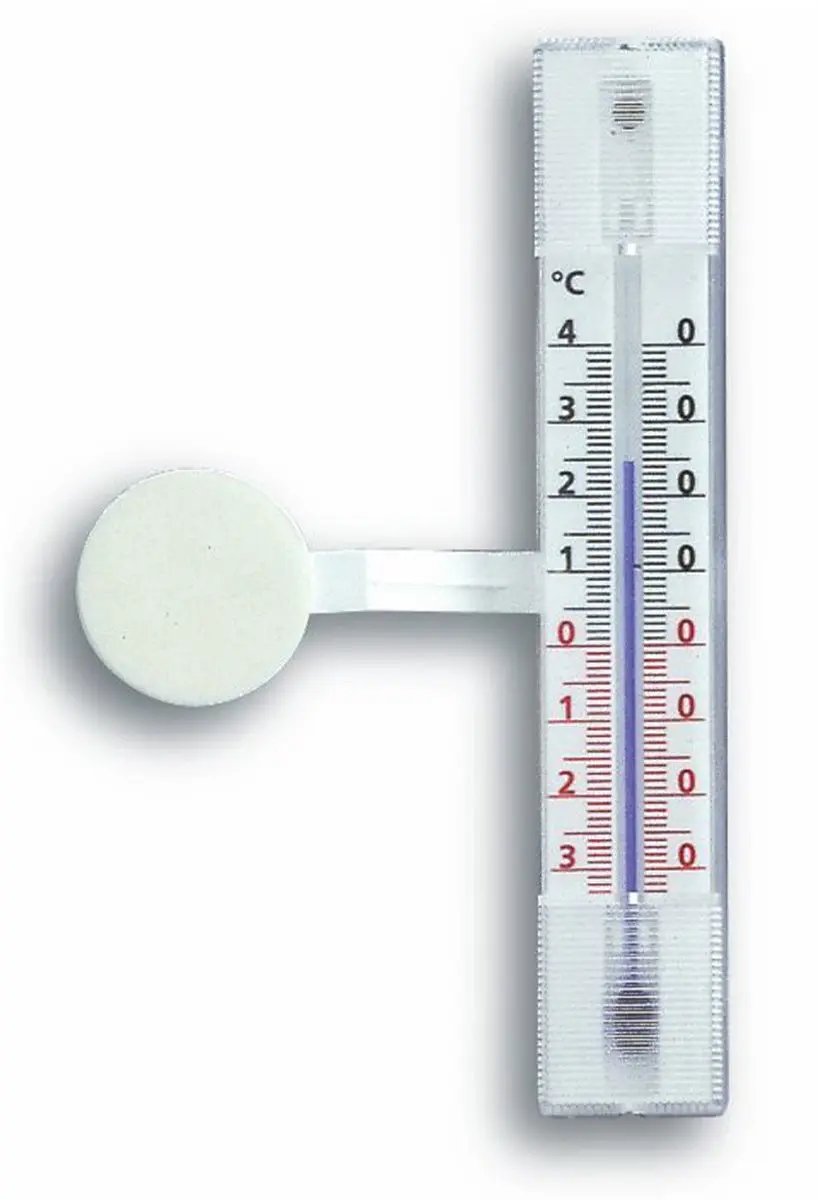 TFA Dostmann Raamthermometer Wit 14cm - Binnen & Buiten