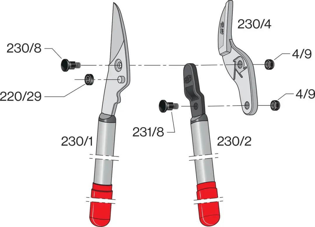 Felco 230 Aambeeld Takkenschaar - Ø40mm