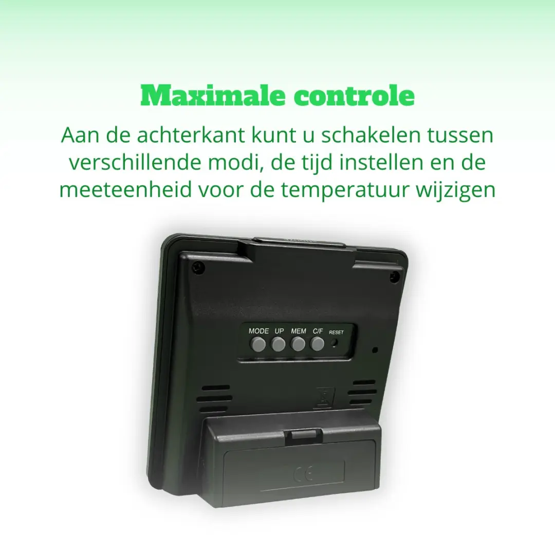 TFA Dostmann Digitale Thermo Hygrometer - Zwart - afbeelding 6 van 6