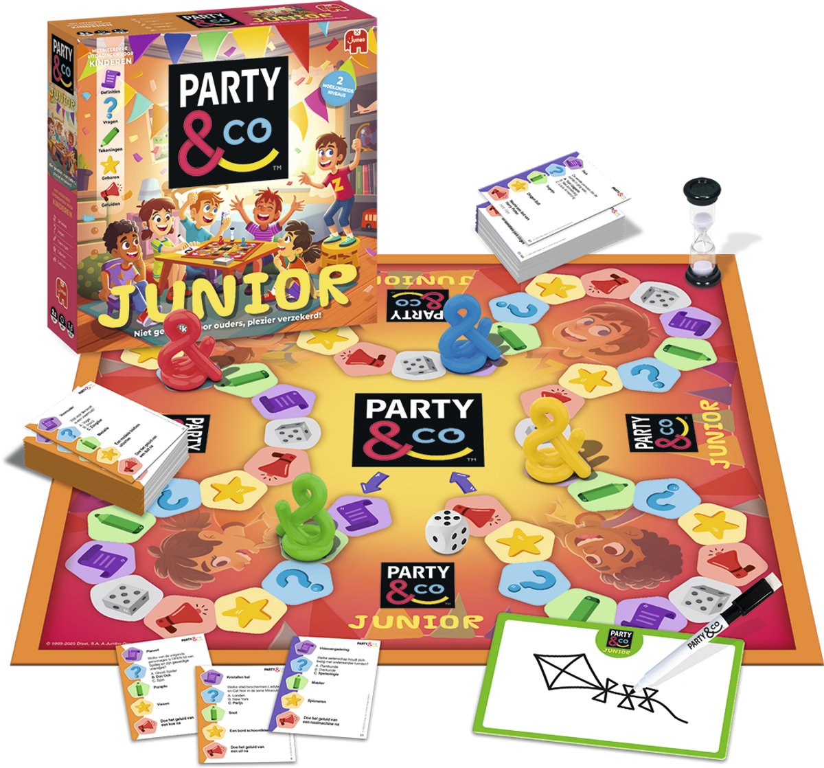 Party & Co. Junior - Bordspel voor kinderen - Vanaf 8 jaar - Actiespel - Partyspel