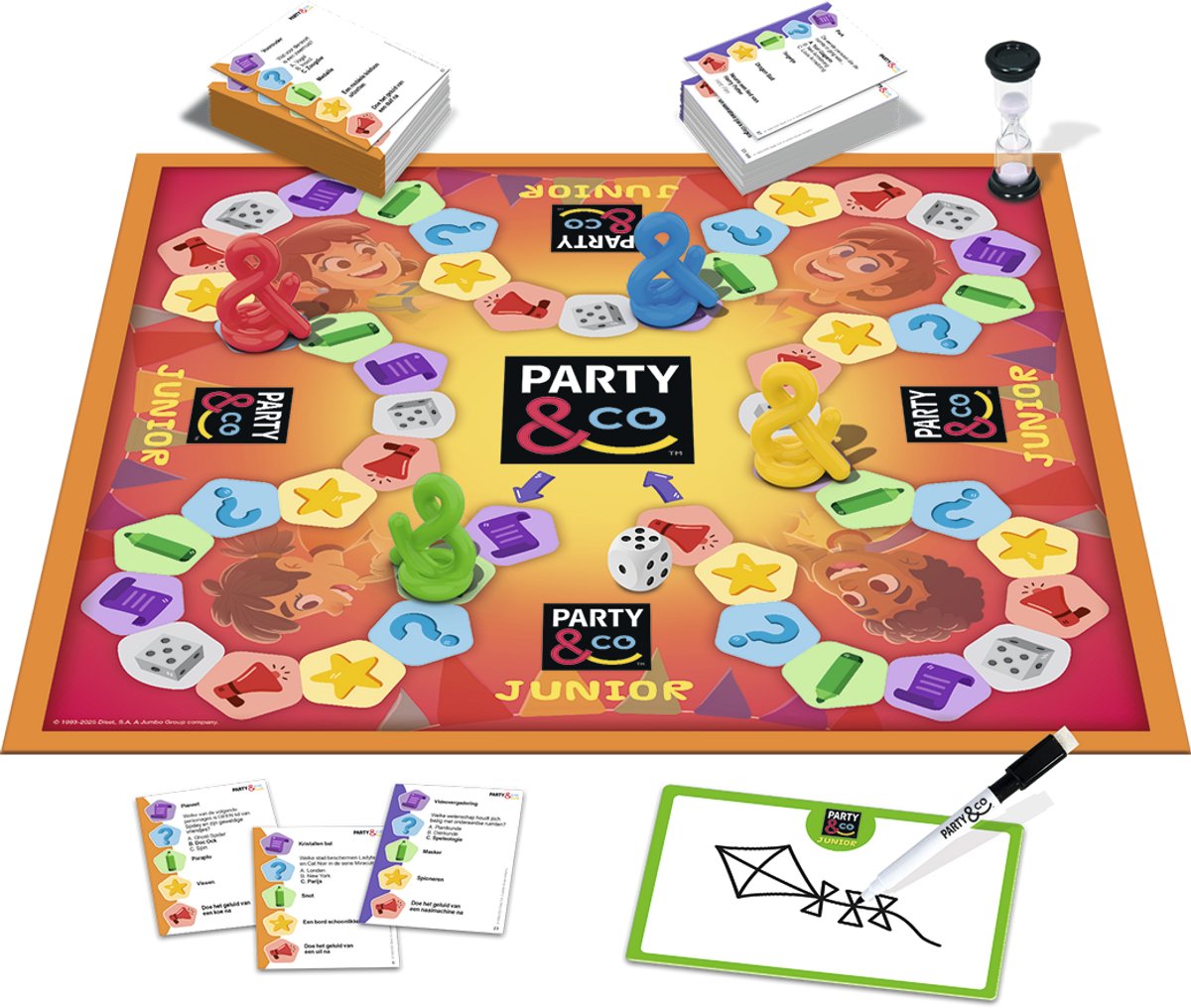 Party & Co. Junior - Bordspel voor kinderen - Vanaf 8 jaar - Actiespel - Partyspel