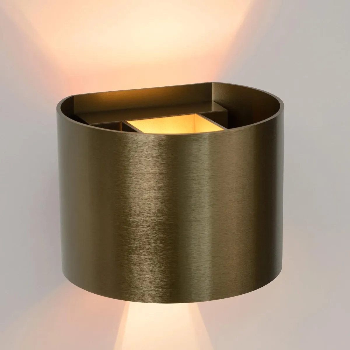 Lucide XIO Wandlamp LED G9 3,5W - Roestbruin