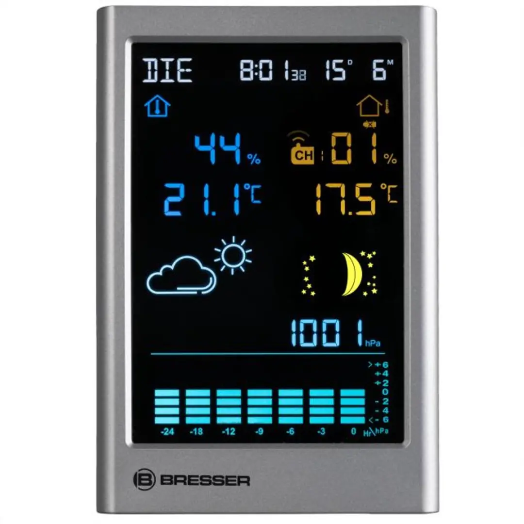 Bresser MeteoTemp TBV Weerstation - Thermo-/hygrosensor Antraciet