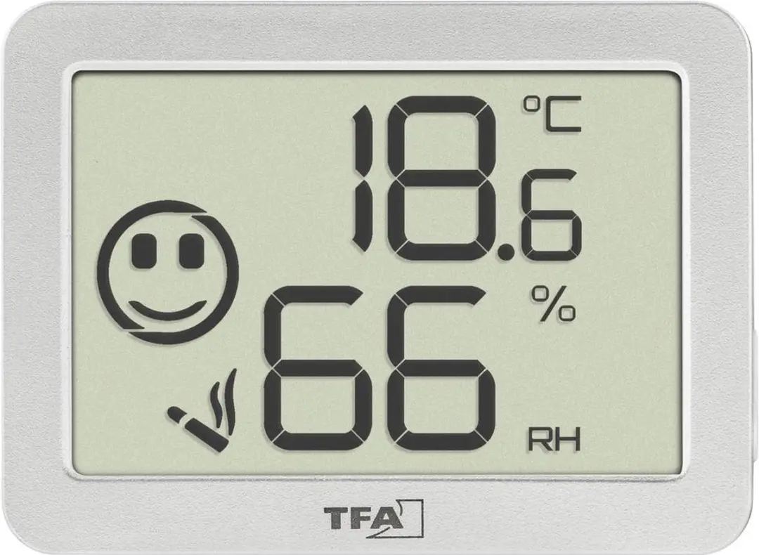 TFA Dostmann Thermo- en Hygrometer Wit