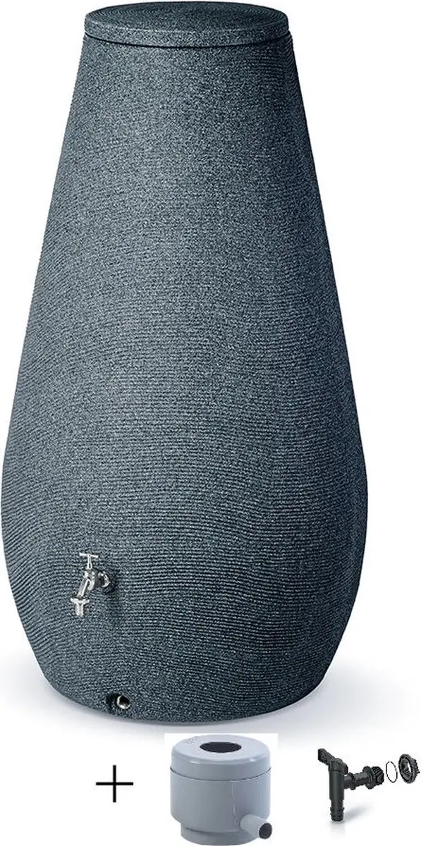 Prosperplast Drop Regenton 410L - Granietgrijs