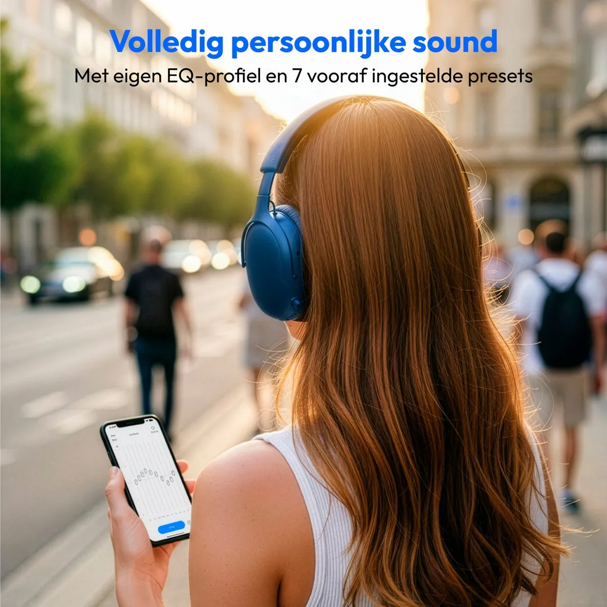 Medion HX-1 Pro Over-Ear Koptelefoon - Blauw - ANC - Bluetooth 6.0