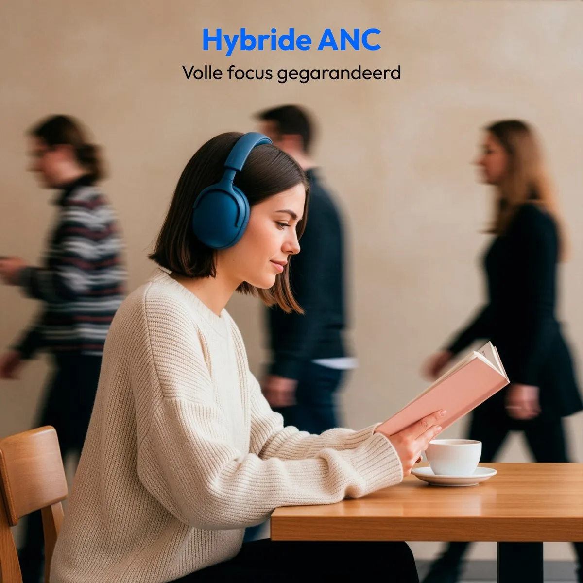 Medion HX-1 Pro Over-Ear Koptelefoon - Blauw - ANC - Bluetooth 6.0