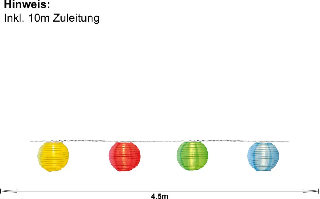 Star Trading Lichtdecoratie Ketting 476-37 - 10x LED 2,1W Warm Wit