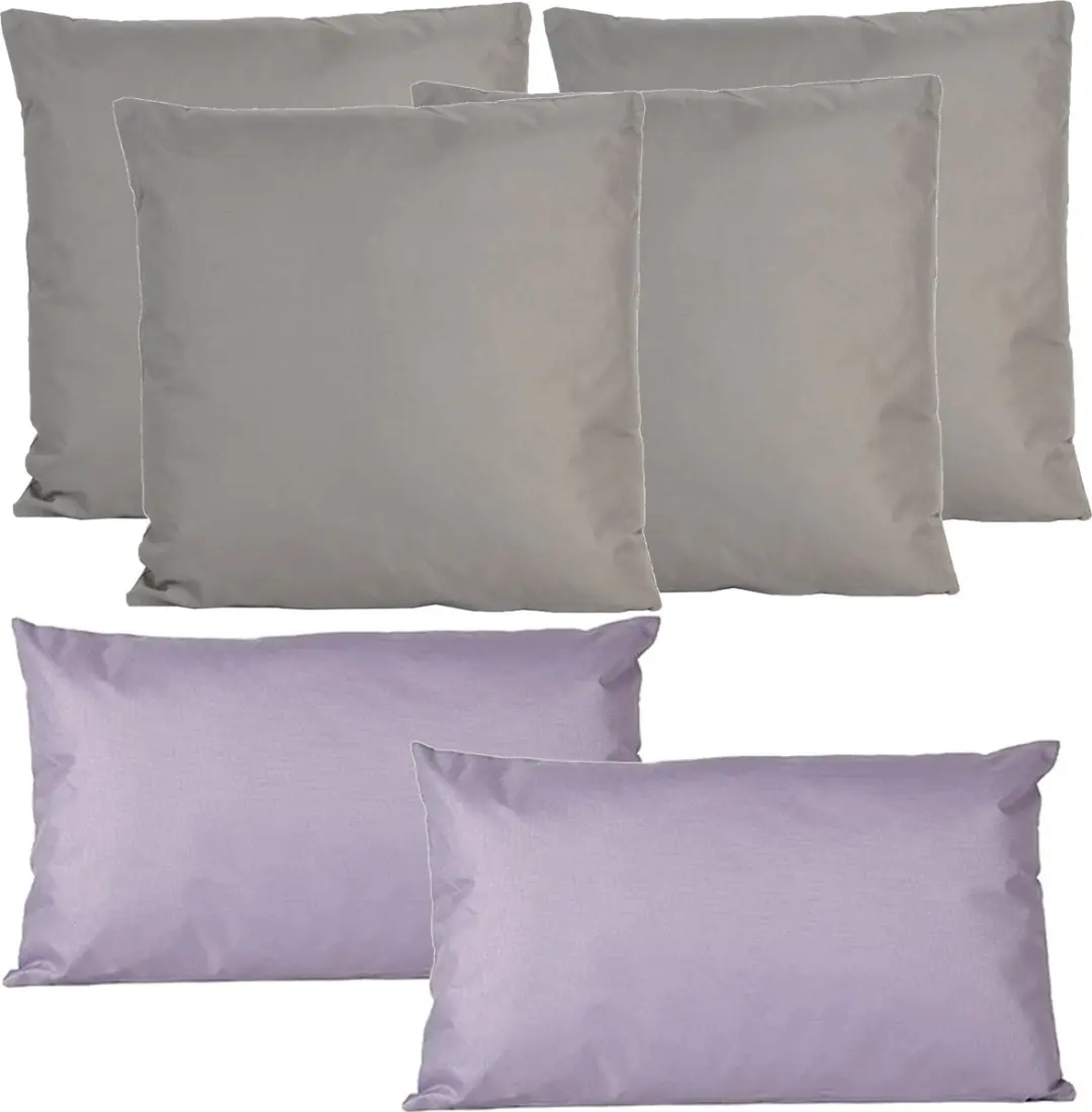 Anna's Collection Bank/Tuin Kussens Set 6-delig