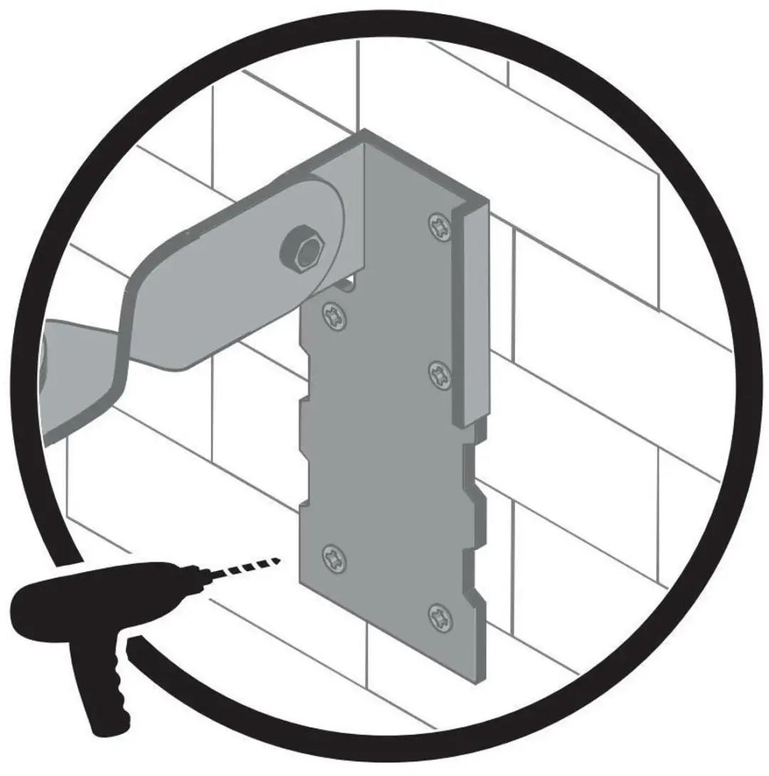 Lampa Verkeersspiegel 160° Zwart