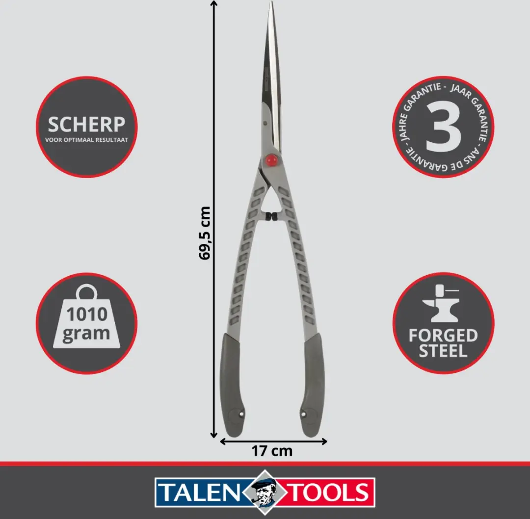 Talen Tools Heggenschaar 66cm - Gesmeed staal