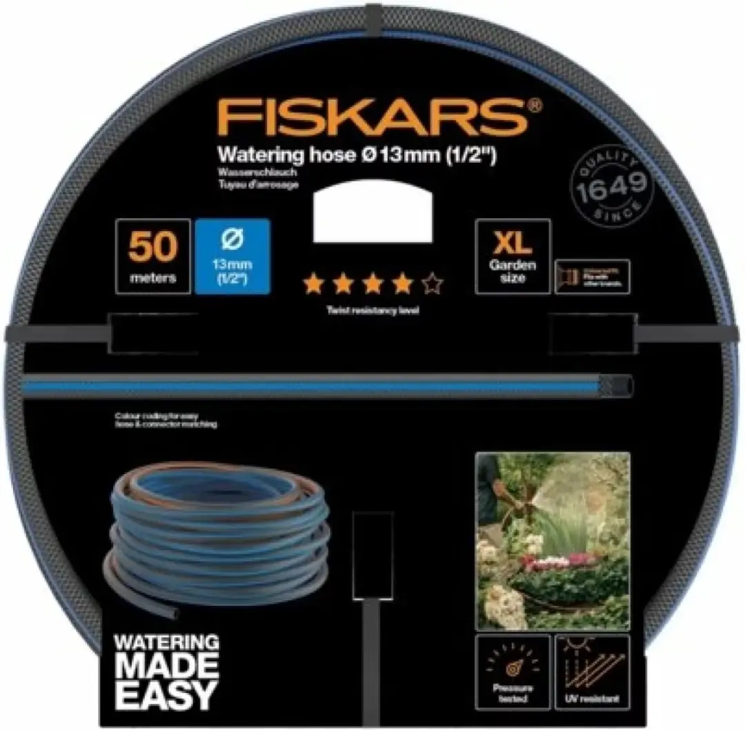 Fiskars Tuinslang 13mm 50m
