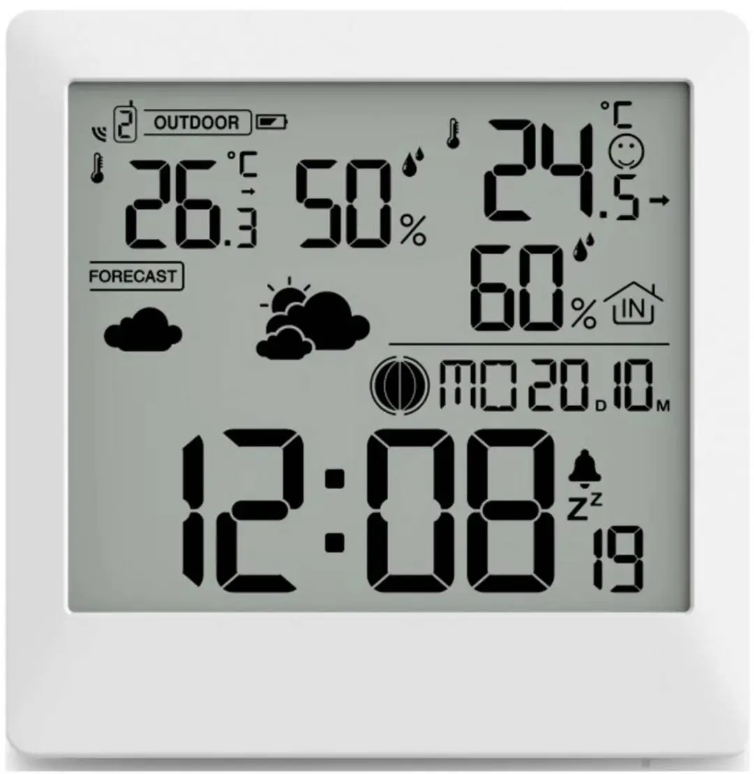 Hama Palawan Draadloos Weerstation - Wit - Buitensensor