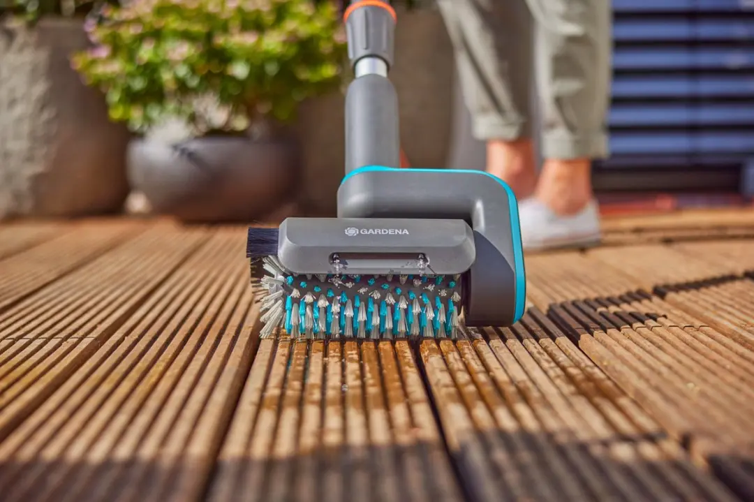 Gardena Rolborstel Universal AquaBrush - Blauw/Grijs