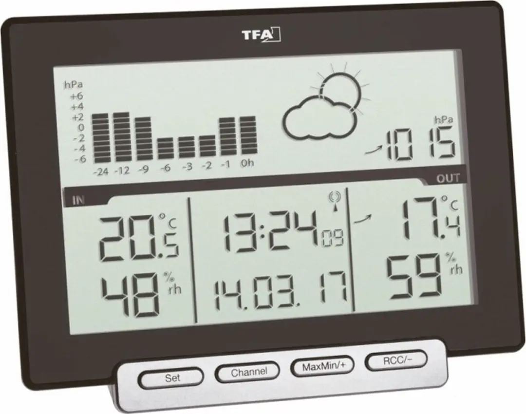 TFA Dostmann Meteo Sens 35.1139.01 Draadloos Weerstation