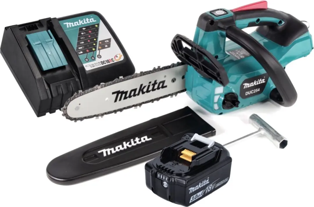 Makita DUC254RF1 Accu-kettingzaag 18V 25cm - 3.0Ah