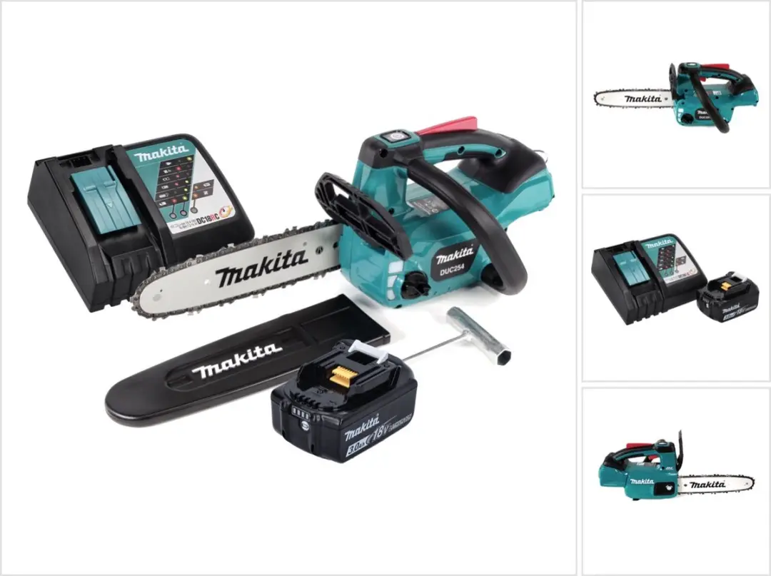 Makita DUC254RF1 Accu-kettingzaag 18V 25cm