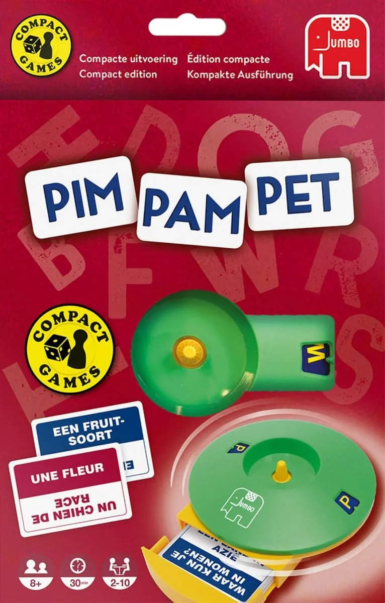 Jumbo Pim Pam Pet Reiseditie Compact Reisspel - 12192 - afbeelding 6 van 6