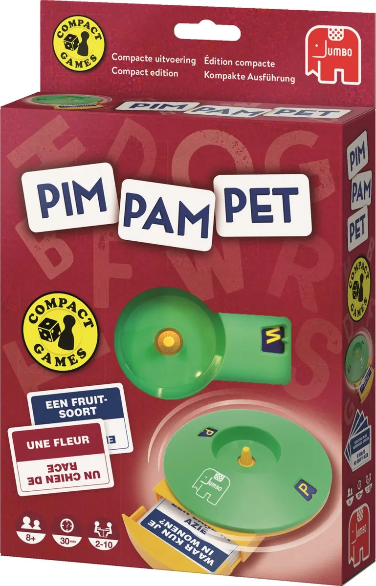 Jumbo Pim Pam Pet Reiseditie Compact Reisspel - 12192