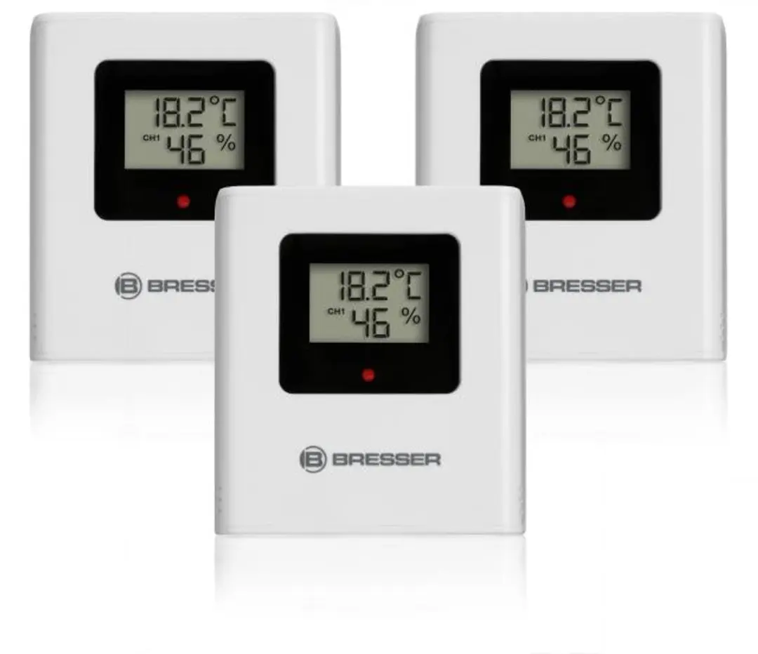 Bresser Quadro NV Thermo-/Hygrometer - Wit