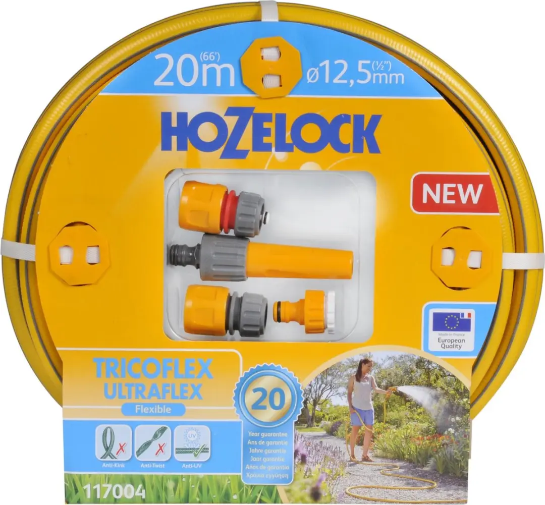Hozelock Tricoflex Ultraflex Slangset 20m Ø12,5mm
