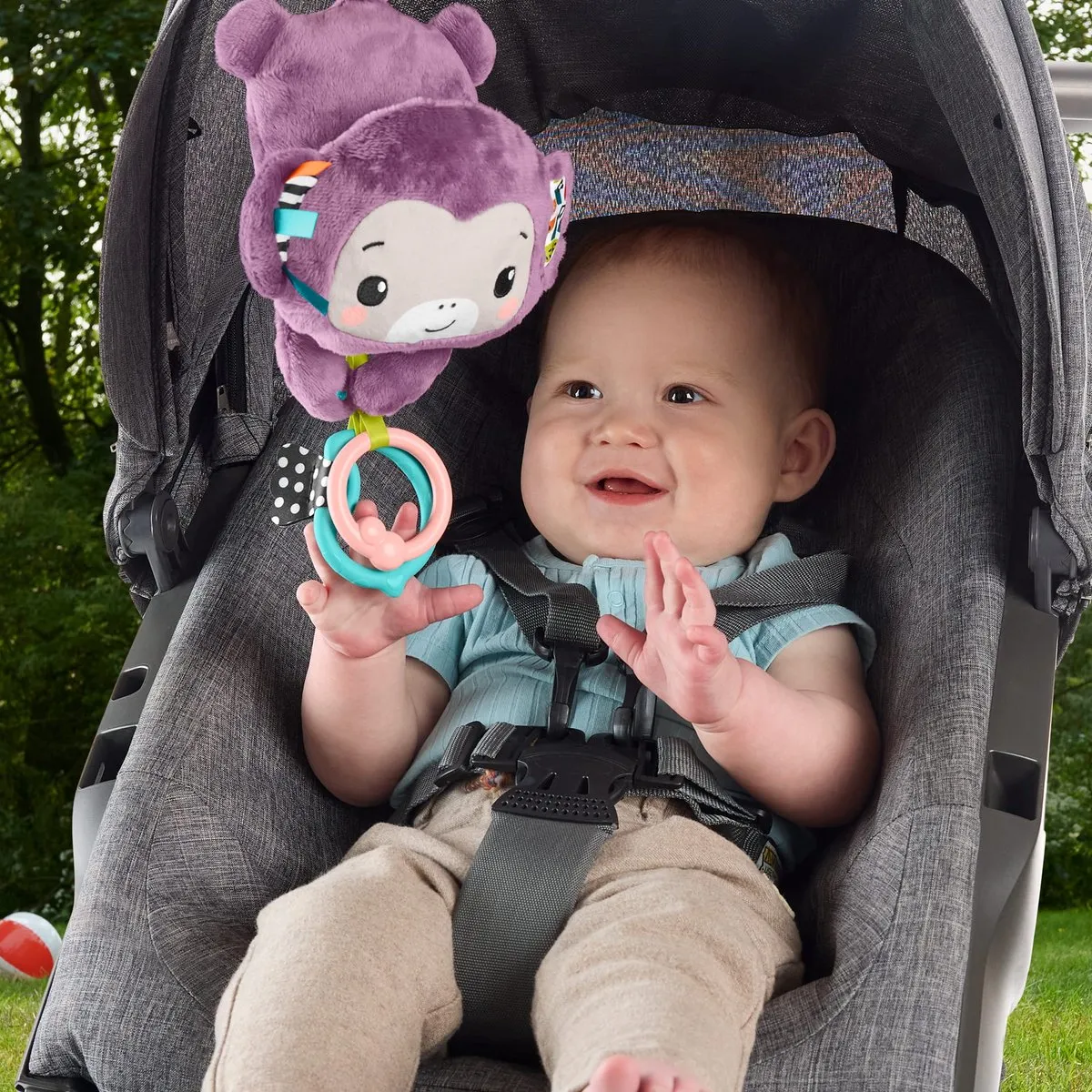 Fisher-Price Sing & Go Purple Monkey - Multicolor - afbeelding 5 van 6