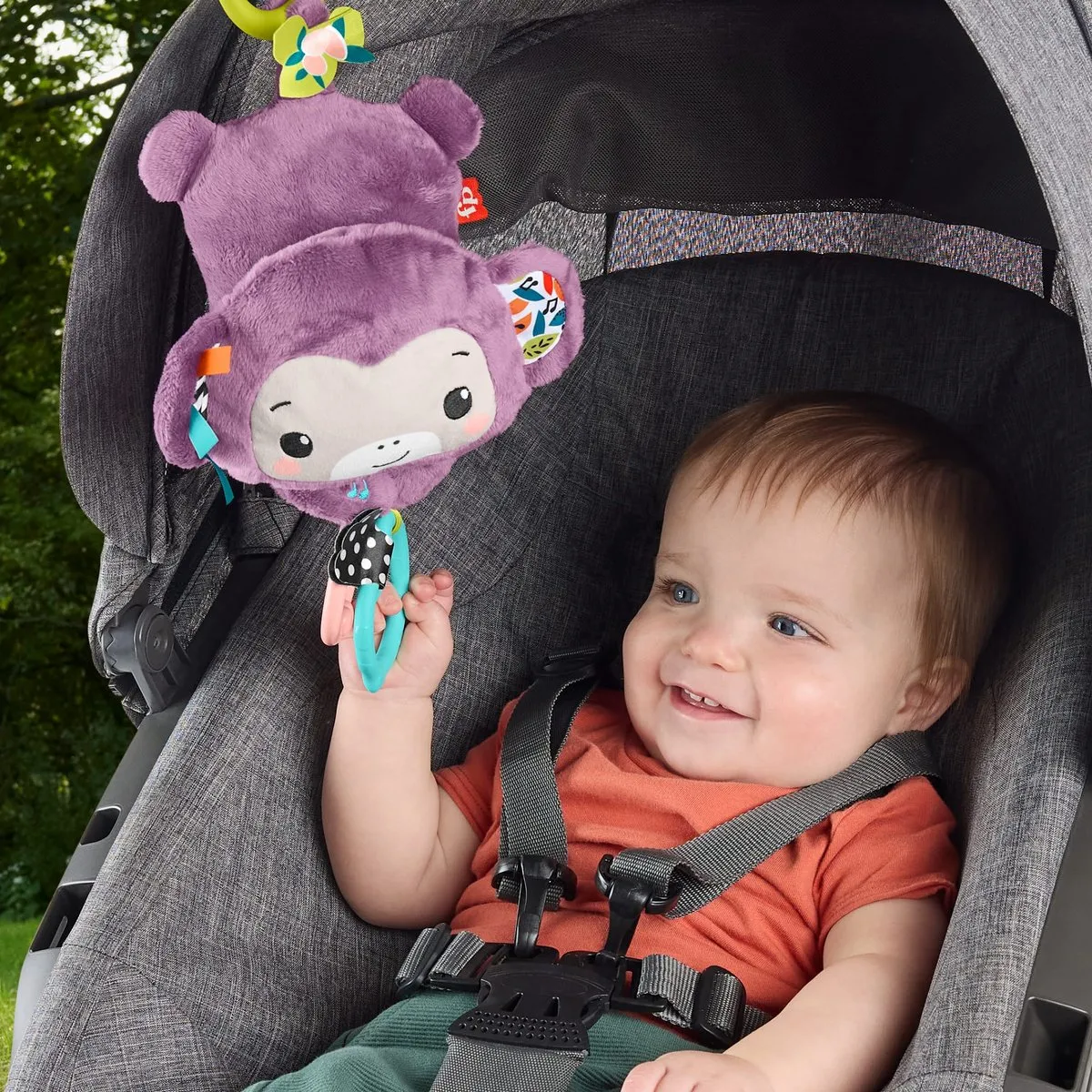 Fisher-Price Sing & Go Purple Monkey - Multicolor - afbeelding 6 van 6