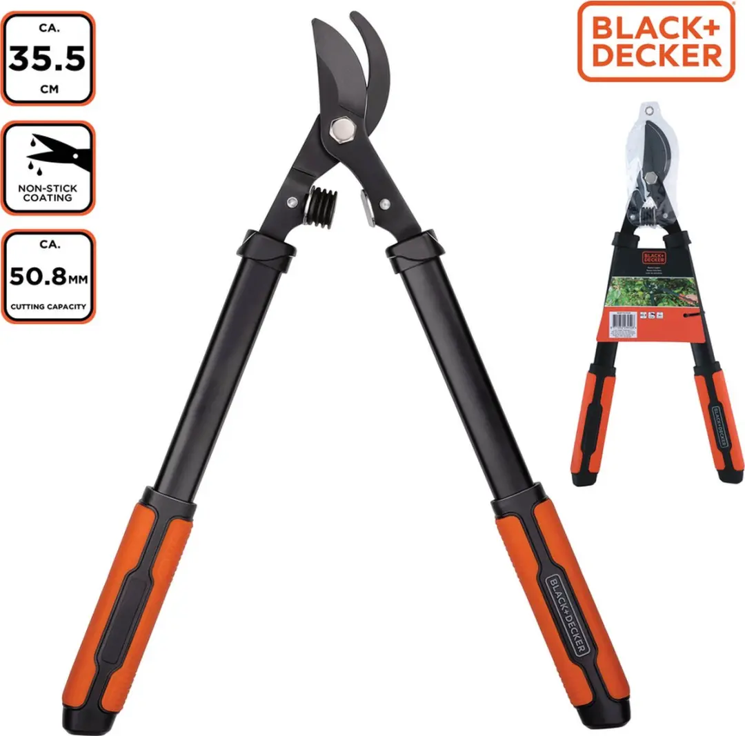 BLACK+DECKER Heggenschaar 50mm - 35,5cm Staal