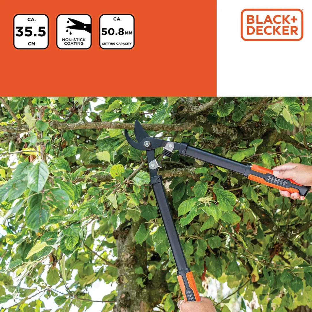BLACK+DECKER Heggenschaar 50mm - 35,5cm Staal