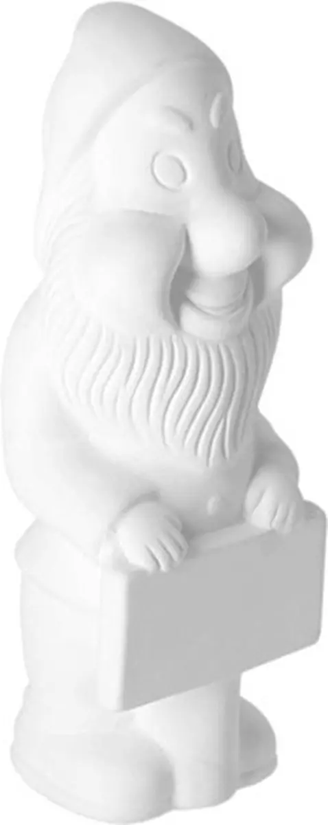 Esschert Design Tuinkabouter DIY - 8,5 cm - Wit