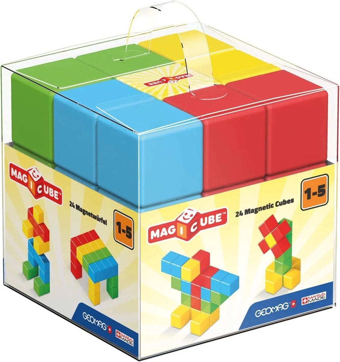 Geomag Magicube Green Line Junior 24-delig - 24 Stuks