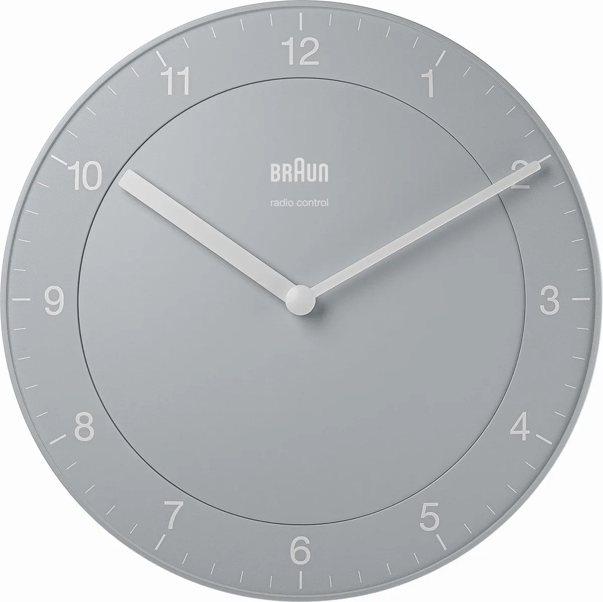 Braun BC06G-DCF Wandklok - Radiogestuurd - Grijs