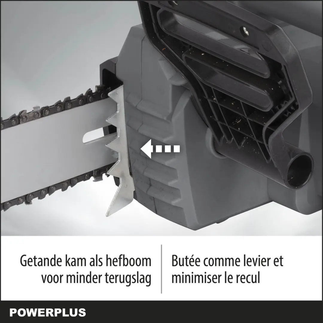 Powerplus POWEG10100 Elektrische Kettingzaag 2000W - 35cm Zaagblad - afbeelding 6 van 6